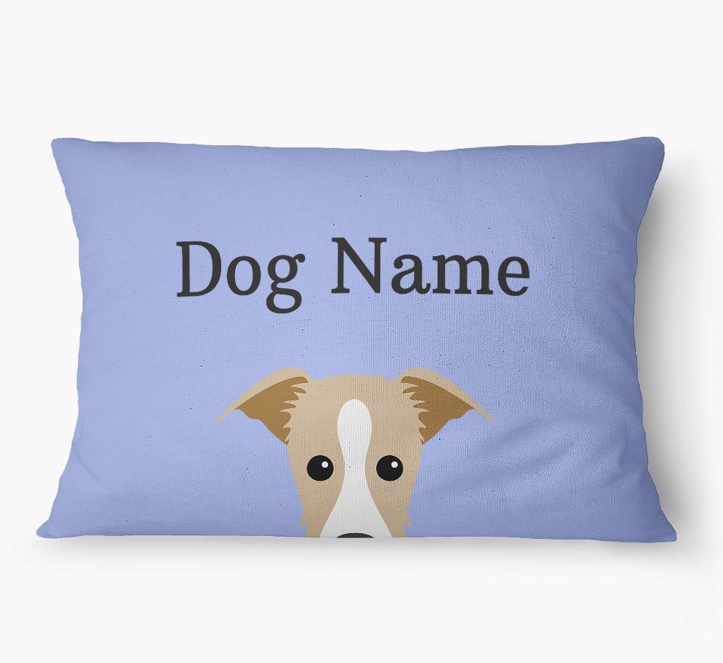 'Peeking Yappicon' - Personalized {breedFullName} Dog Bed