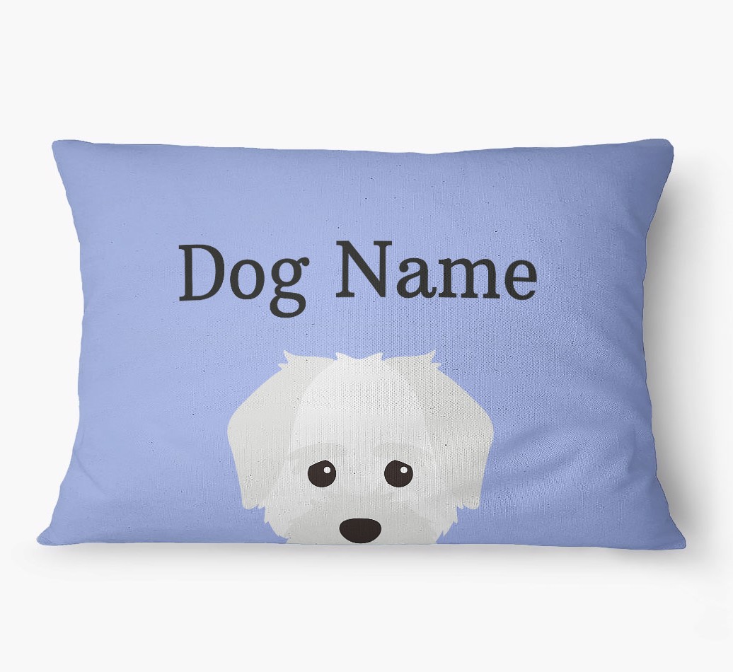 'Peeking Yappicon' - Personalized {breedFullName} Dog Bed