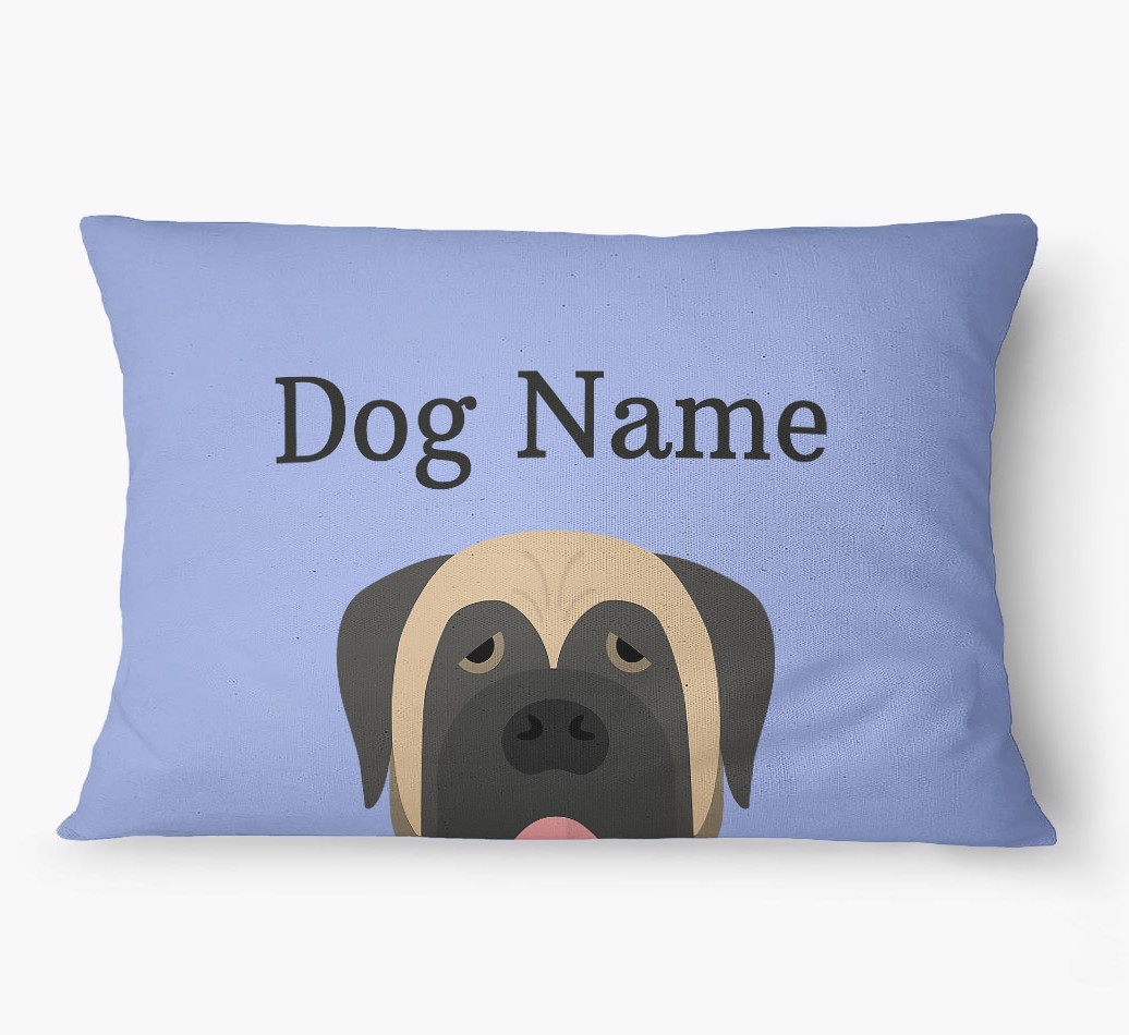 'Peeking Yappicon' - Personalized {breedFullName} Dog Bed