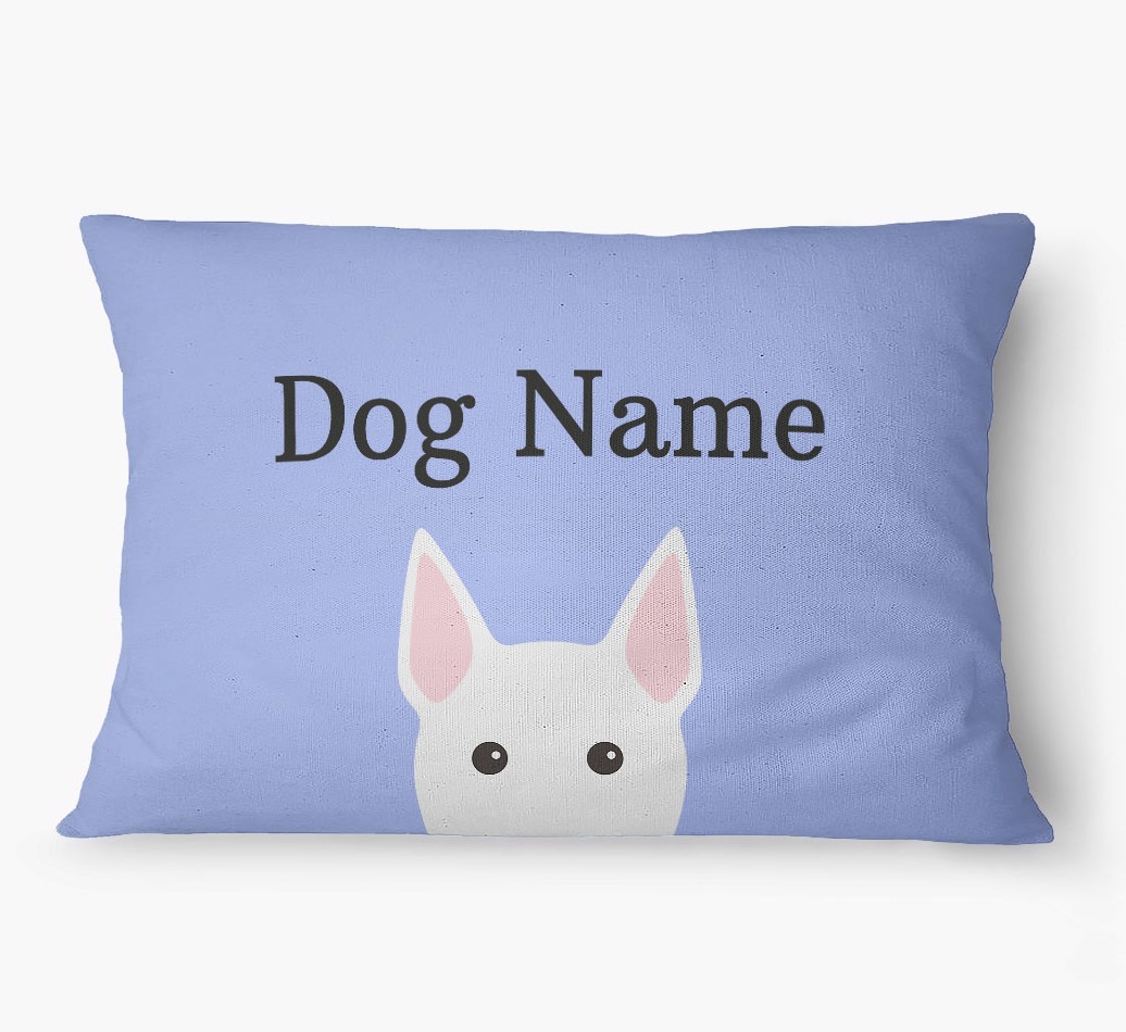 'Peeking Yappicon' - Personalized {breedFullName} Dog Bed