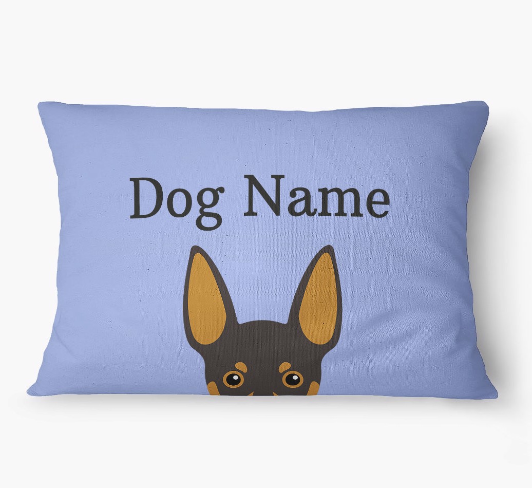 'Peeking Yappicon' - Personalised {breedFullName} Dog Bed