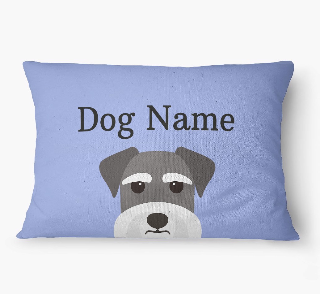 'Peeking Yappicon' - Personalized {breedFullName} Dog Bed