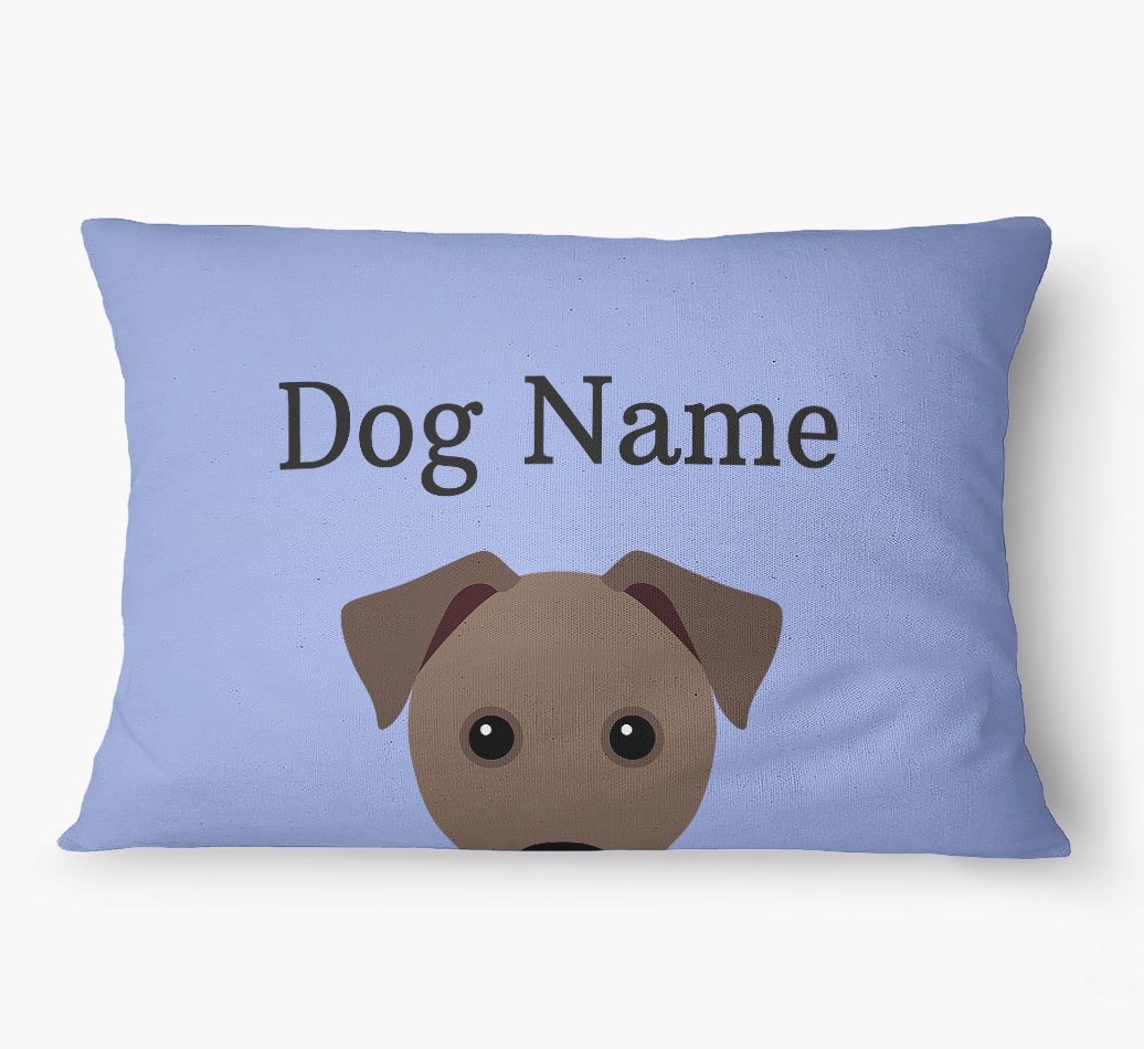 'Peeking Yappicon' - Personalized {breedFullName} Dog Bed
