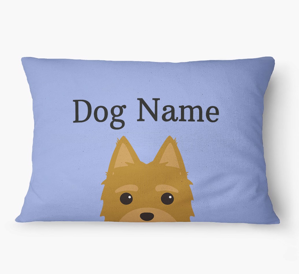 'Peeking Yappicon' - Personalized {breedFullName} Dog Bed