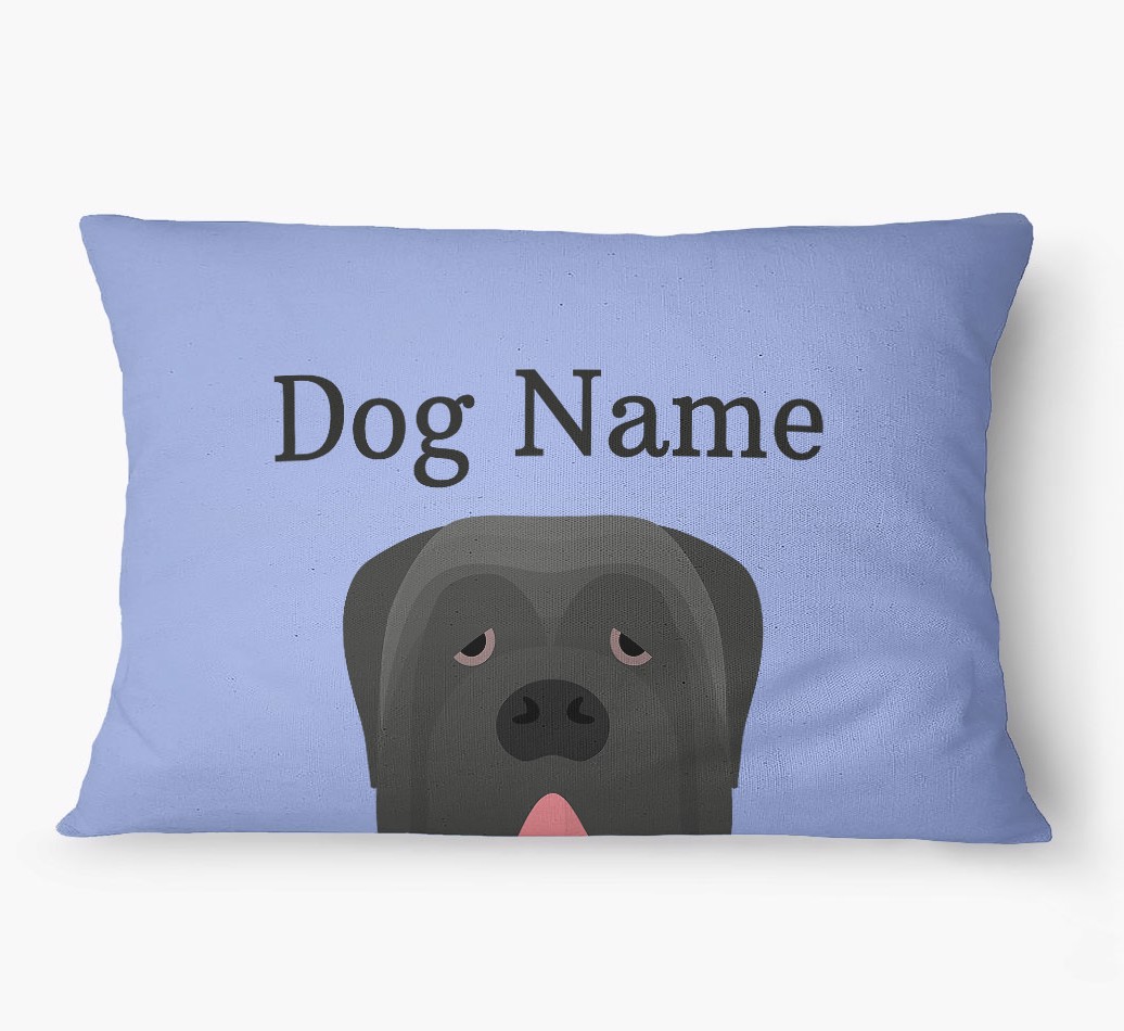 'Peeking Yappicon' - Personalized {breedFullName} Dog Bed