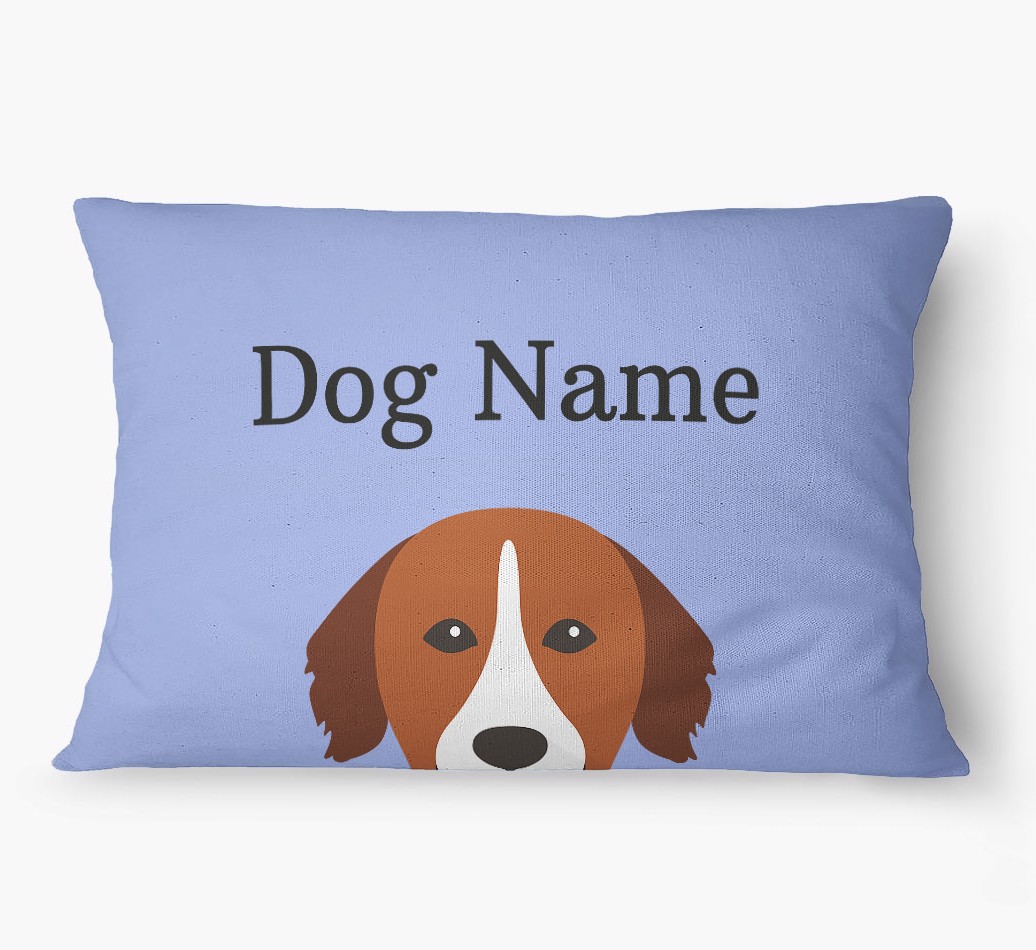 'Peeking Yappicon' - Personalized {breedFullName} Dog Bed
