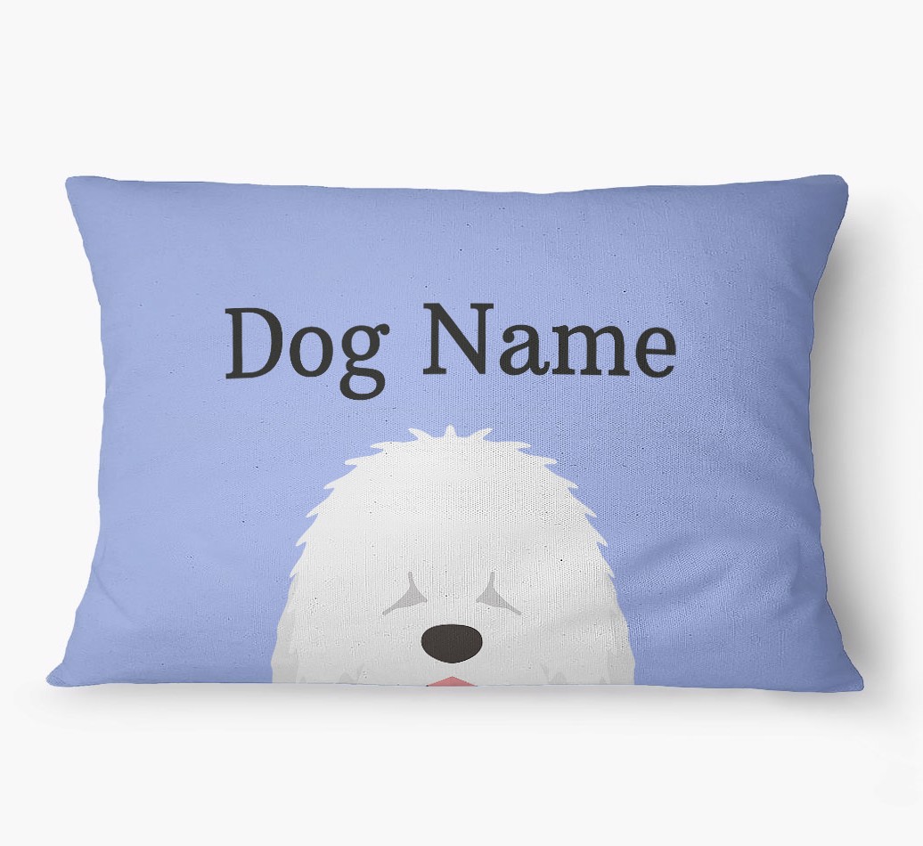 'Peeking Yappicon' - Personalized {breedFullName} Dog Bed