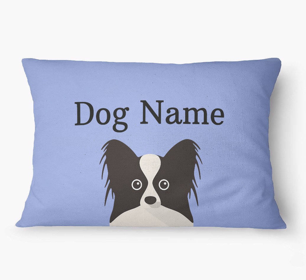 'Peeking Yappicon' - Personalized {breedFullName} Dog Bed