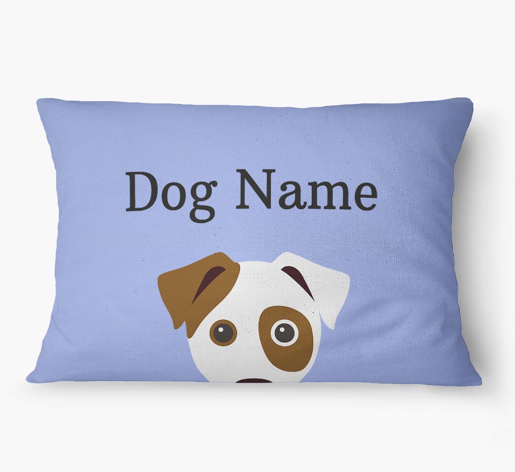 'Peeking Yappicon' - Personalized {breedFullName} Dog Bed
