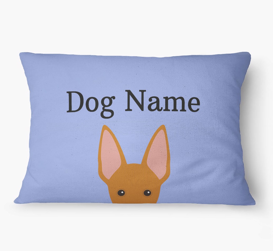 'Peeking Yappicon' - Personalized {breedFullName} Dog Bed
