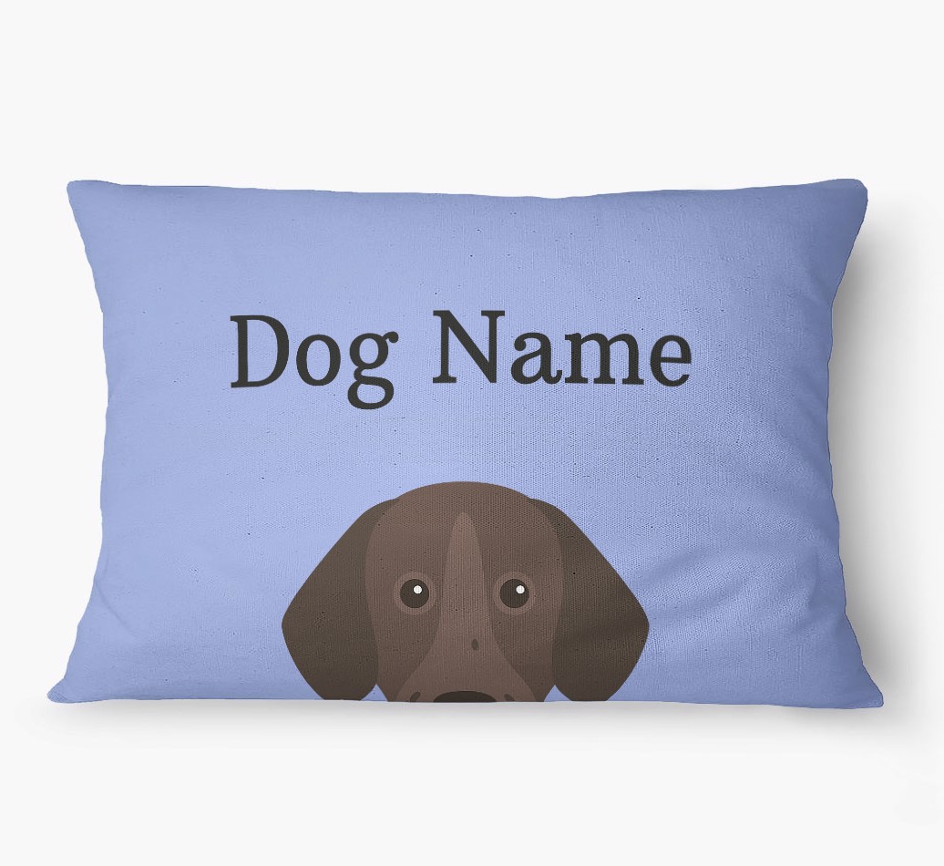 'Peeking Yappicon' - Personalized {breedFullName} Dog Bed