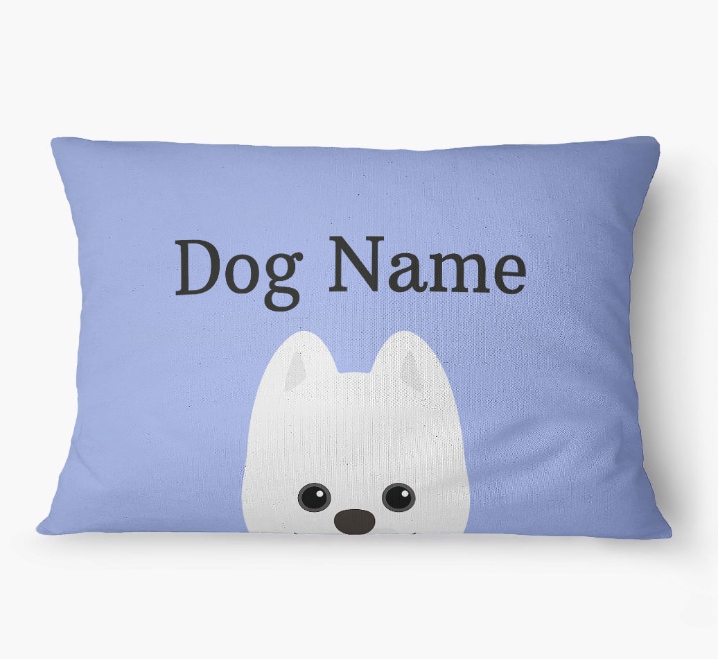 'Peeking Yappicon' - Personalized {breedFullName} Dog Bed