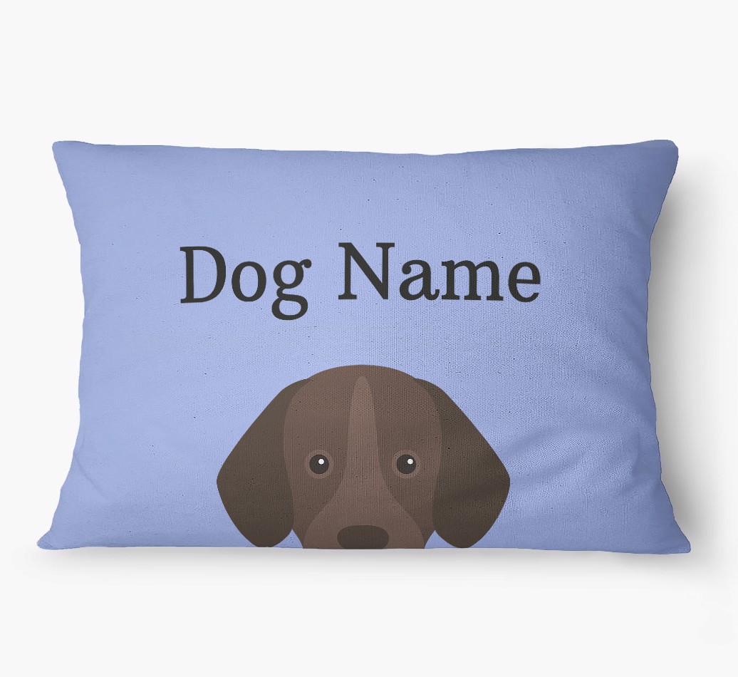 'Peeking Yappicon' - Personalized {breedFullName} Dog Bed