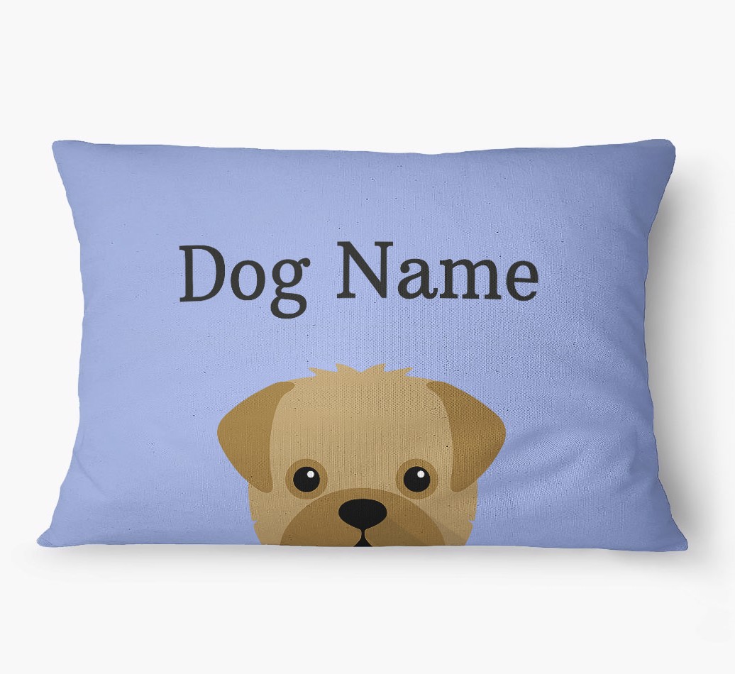 'Peeking Yappicon' - Personalized {breedFullName} Dog Bed