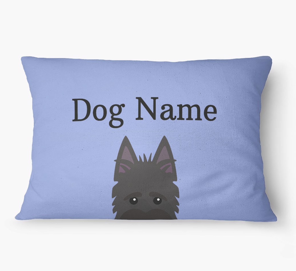 'Peeking Yappicon' - Personalised {breedFullName} Dog Bed