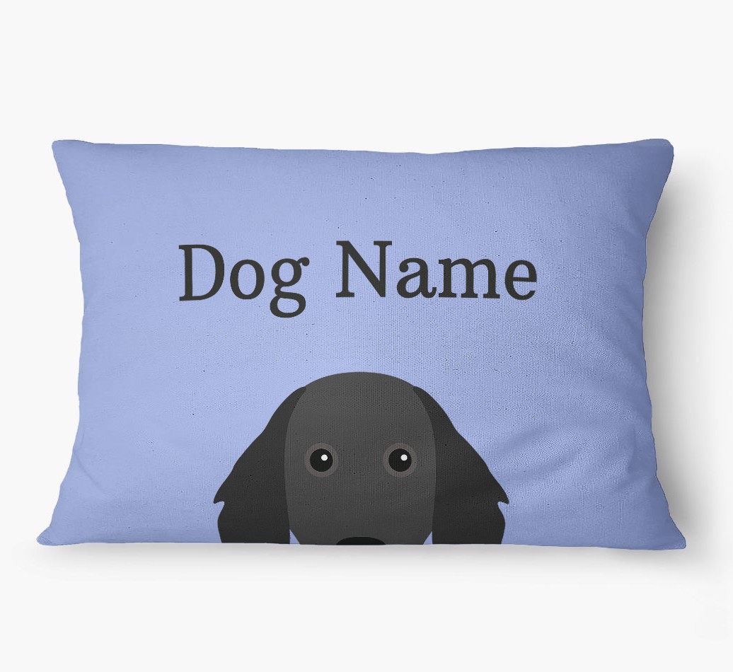 'Peeking Yappicon' - Personalized {breedFullName} Dog Bed