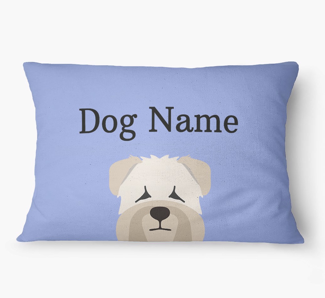 'Peeking Yappicon' - Personalized {breedFullName} Dog Bed