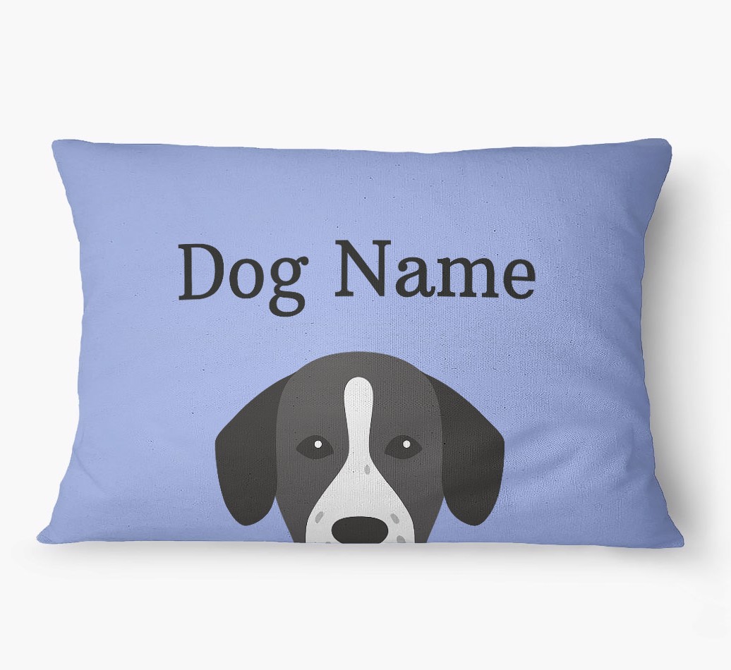 'Peeking Yappicon' - Personalized {breedFullName} Dog Bed