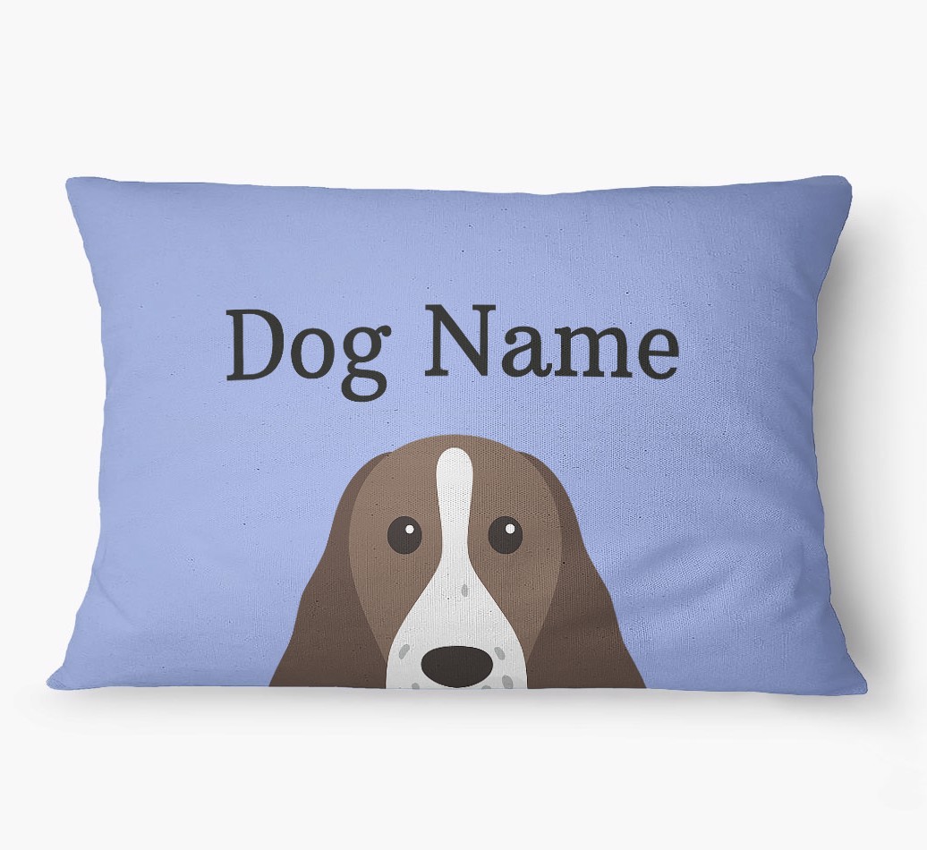 'Peeking Yappicon' - Personalized {breedFullName} Dog Bed