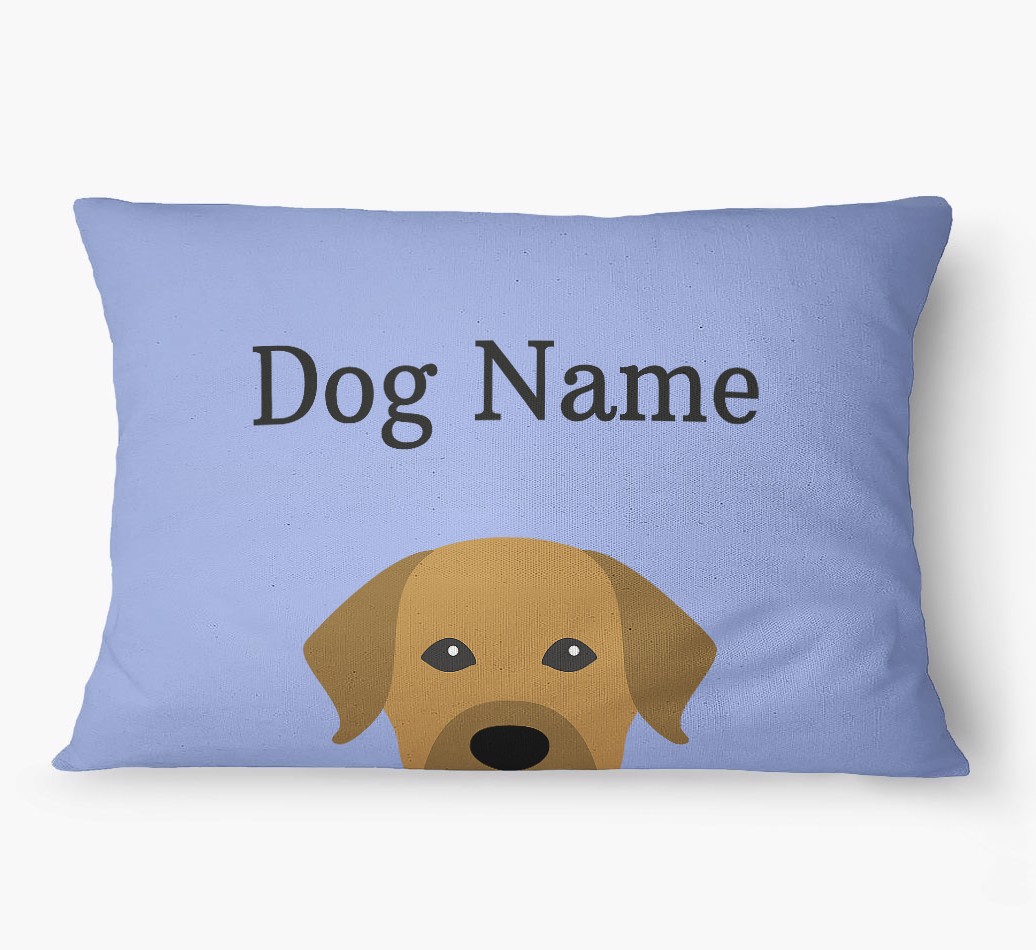 'Peeking Yappicon' - Personalized {breedFullName} Dog Bed