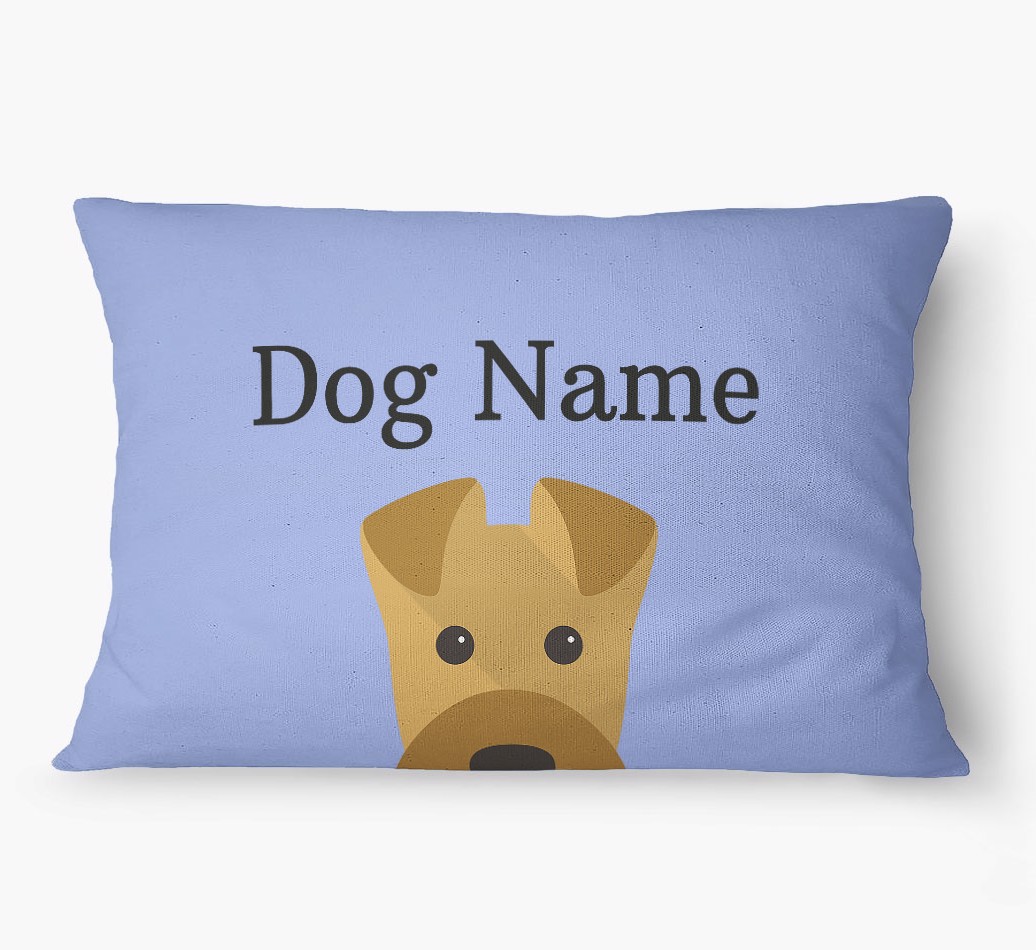 'Peeking Yappicon' - Personalized {breedFullName} Dog Bed