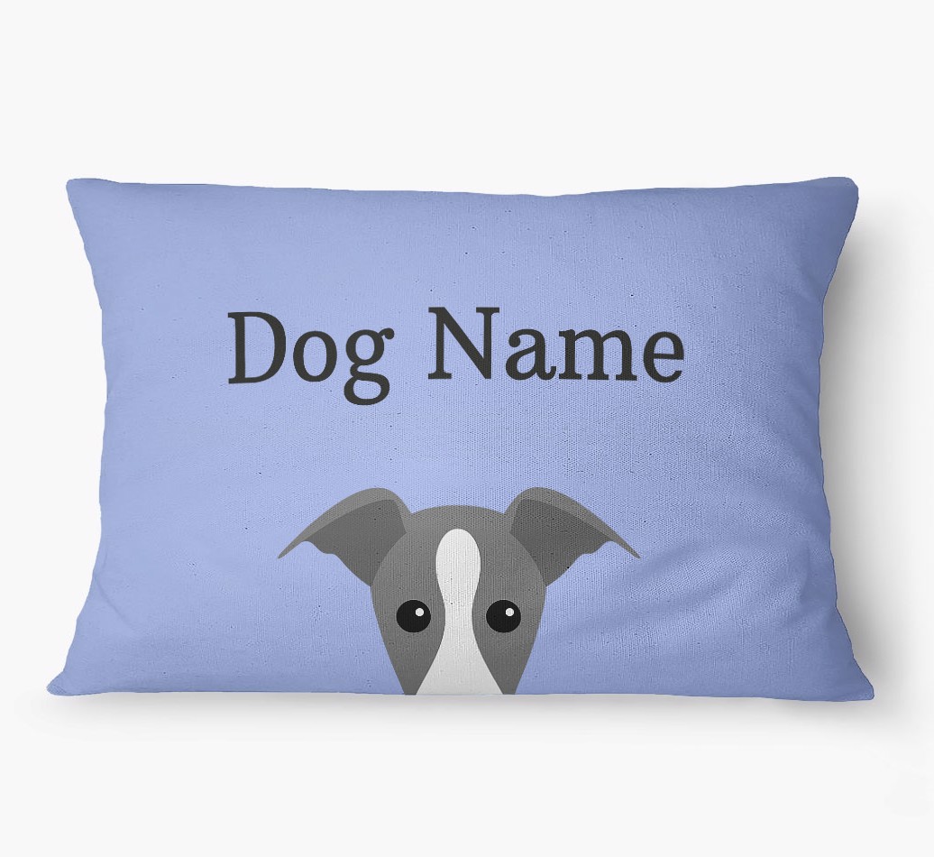 'Peeking Yappicon' - Personalized {breedFullName} Dog Bed