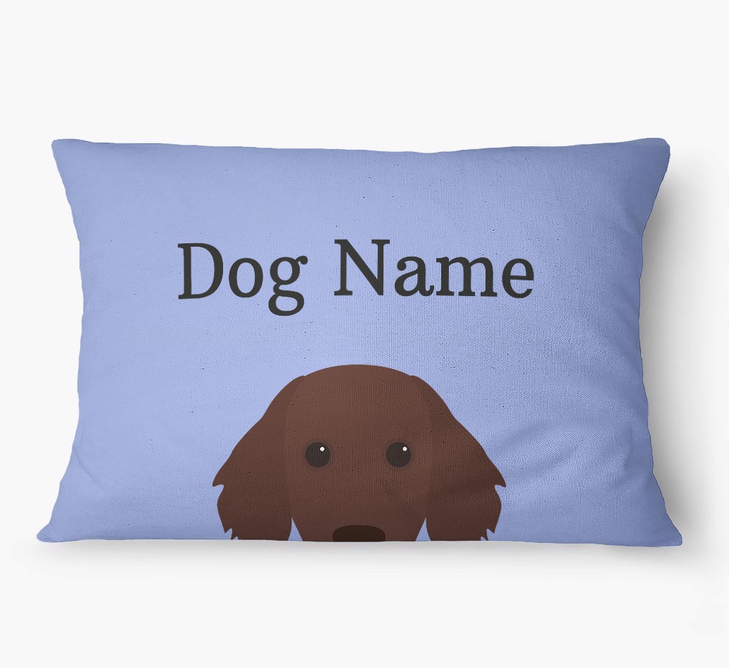 'Peeking Yappicon' - Personalized {breedFullName} Dog Bed