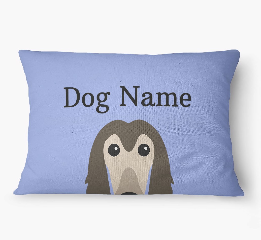 'Peeking Yappicon' - Personalized {breedFullName} Dog Bed