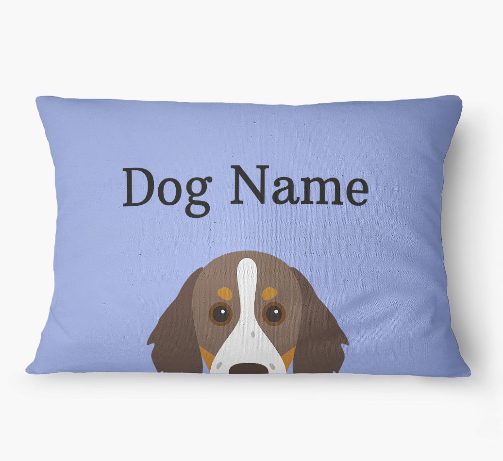 'Peeking Yappicon' - Personalized {breedFullName} Dog Bed