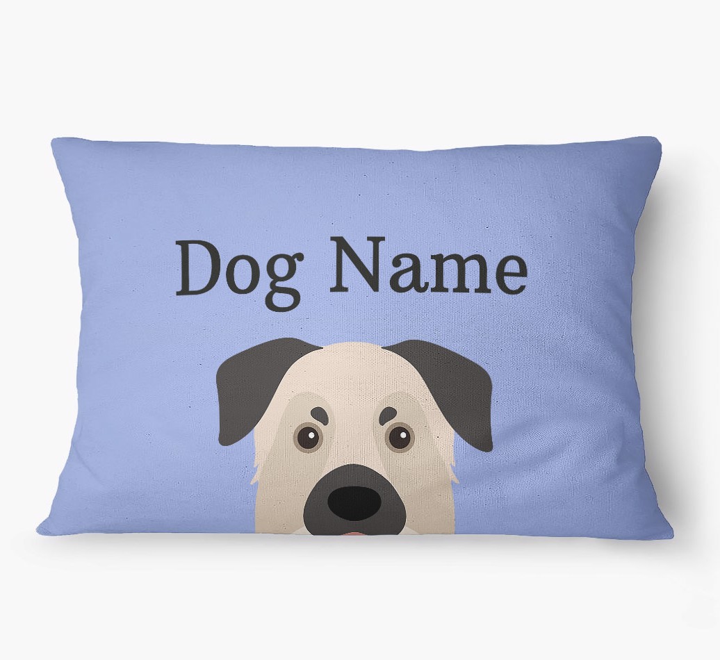 'Peeking Yappicon' - Personalized {breedFullName} Dog Bed