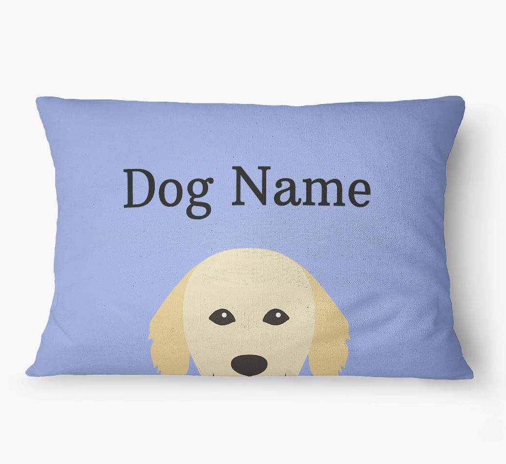 'Peeking Yappicon' - Personalized {breedFullName} Dog Bed