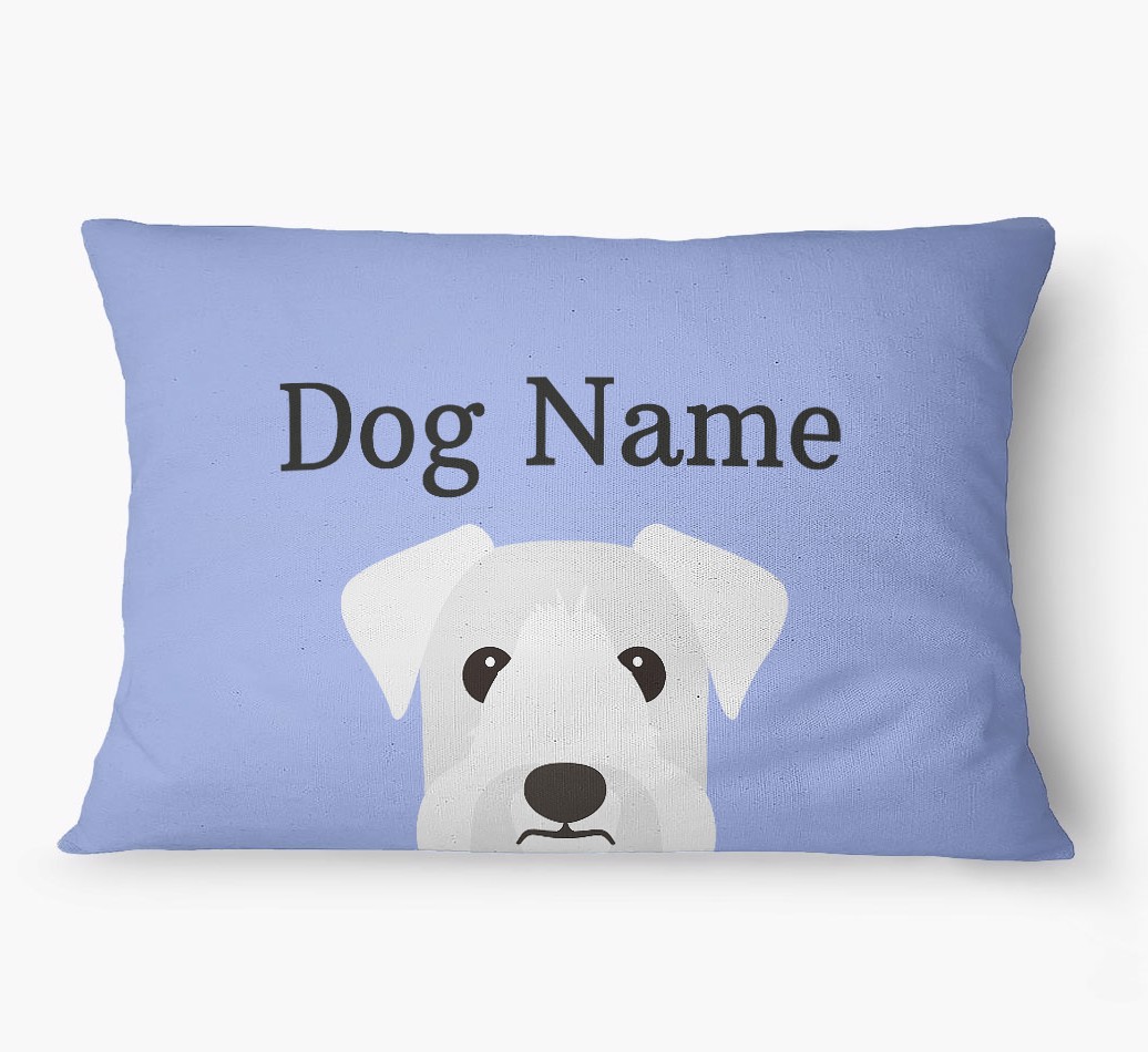 'Peeking Yappicon' - Personalized {breedFullName} Dog Bed