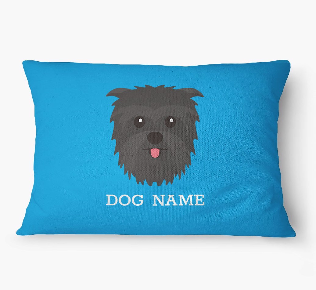 'Yappicon and Name' - Personalized {breedFullName} Dog Bed