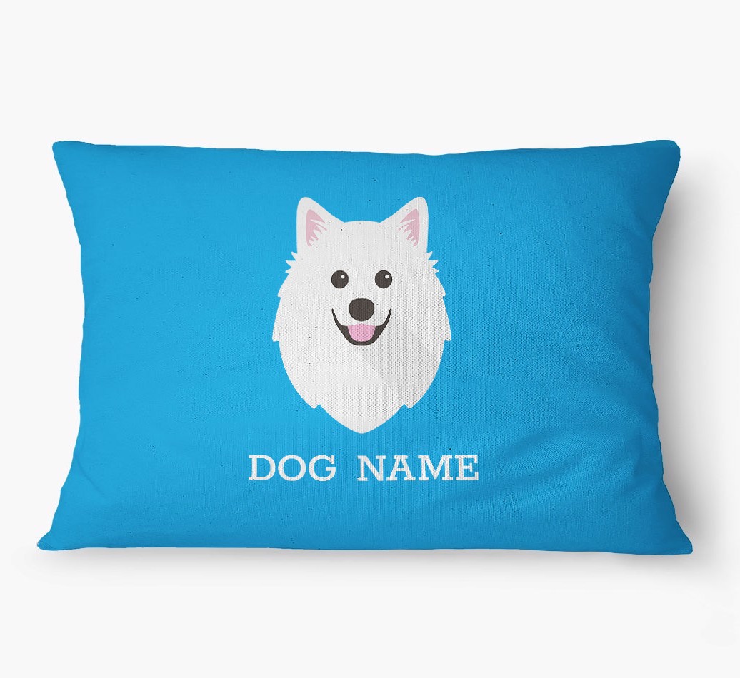 'Yappicon and Name' - Personalized {breedFullName} Dog Bed