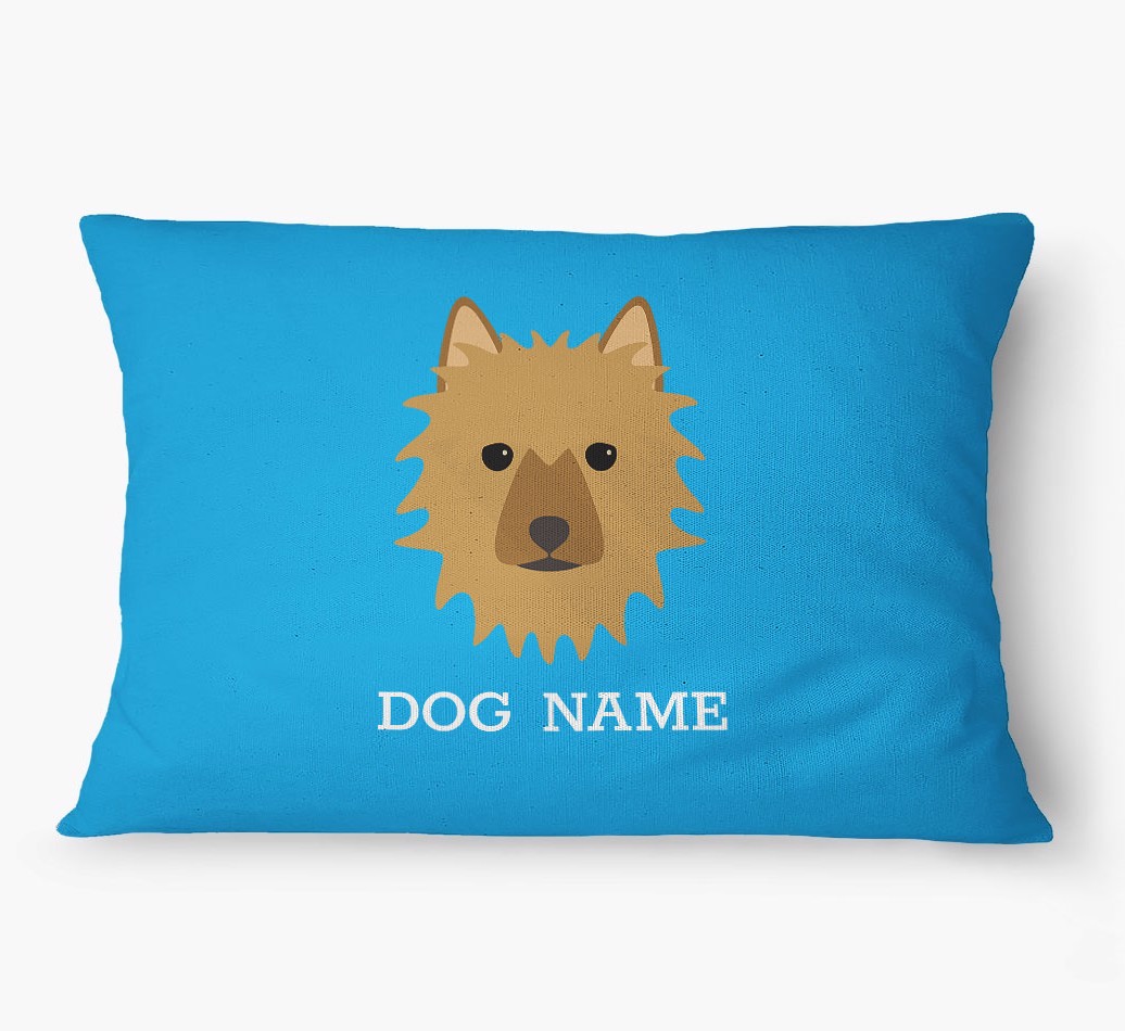 'Yappicon and Name' - Personalised {breedFullName} Dog Bed
