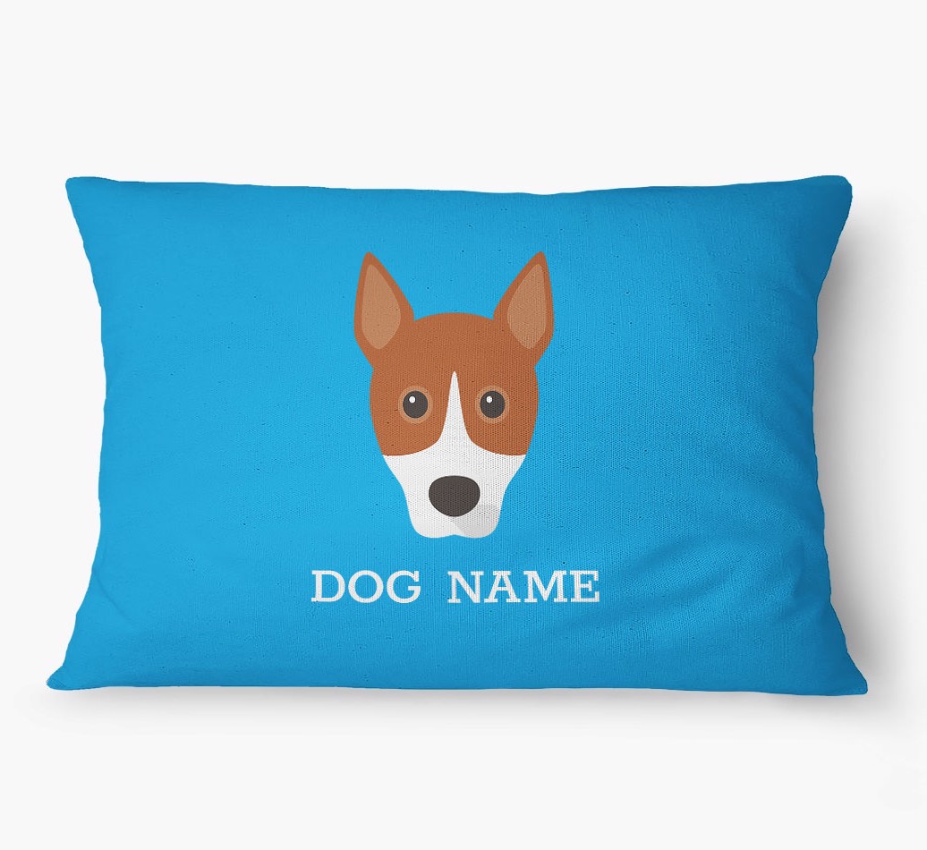 'Yappicon and Name' - Personalized {breedFullName} Dog Bed