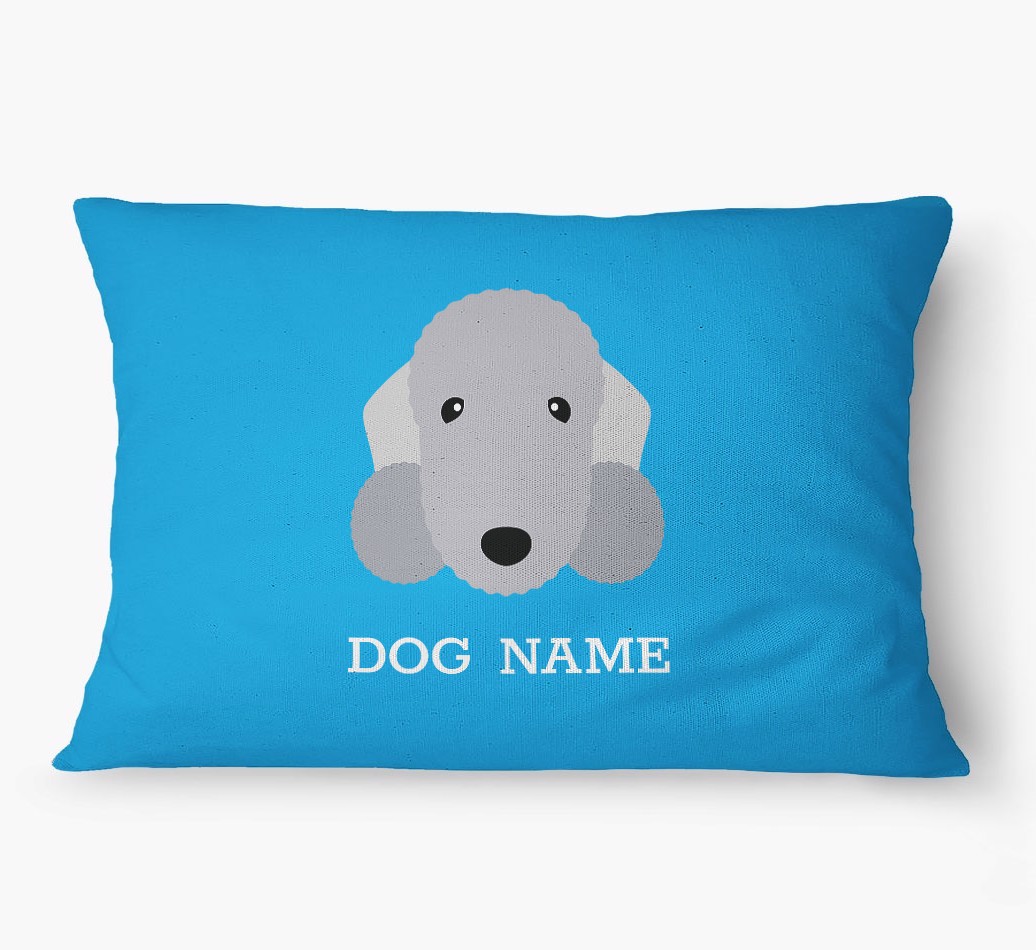 'Yappicon and Name' - Personalized {breedFullName} Dog Bed