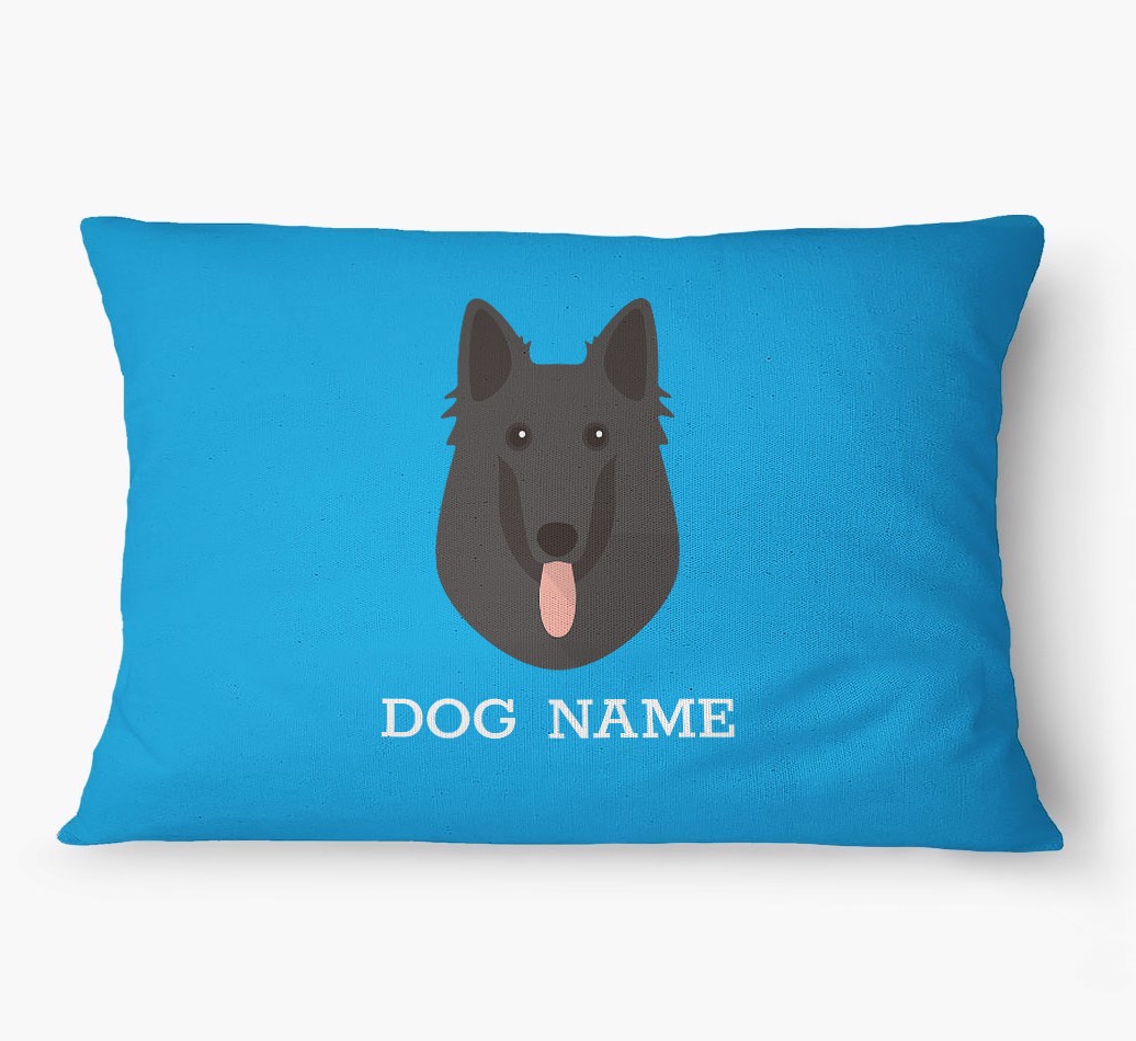 'Yappicon and Name' - Personalised {breedFullName} Dog Bed