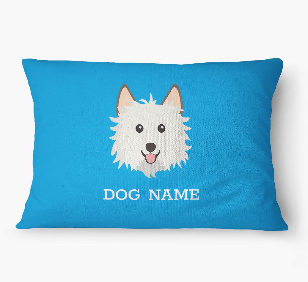 'Yappicon and Name' - Personalized {breedFullName} Dog Bed