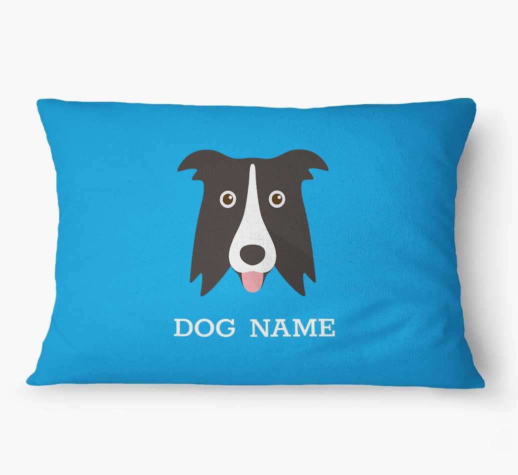 'Yappicon and Name' - Personalized {breedFullName} Dog Bed