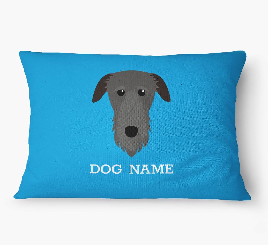'Yappicon and Name' - Personalized {breedFullName} Dog Bed