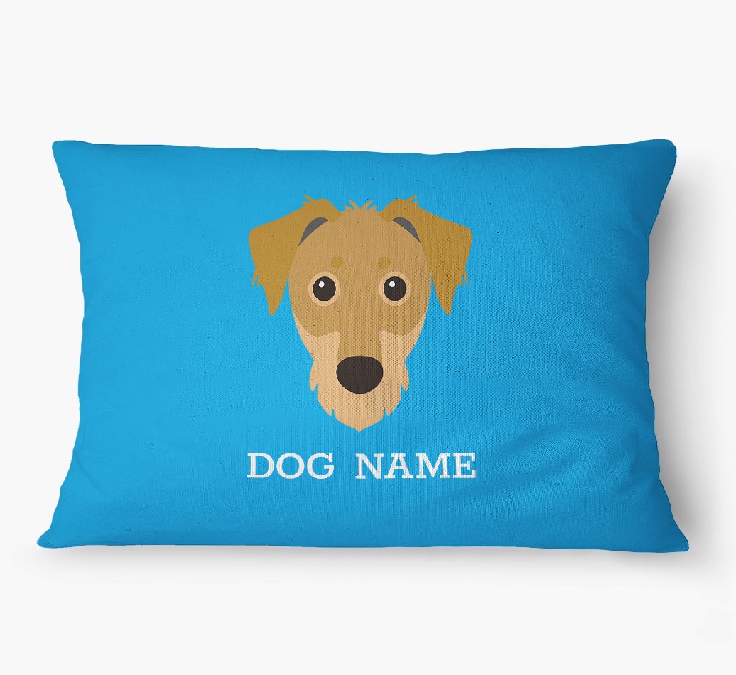 'Yappicon and Name' - Personalized {breedFullName} Dog Bed