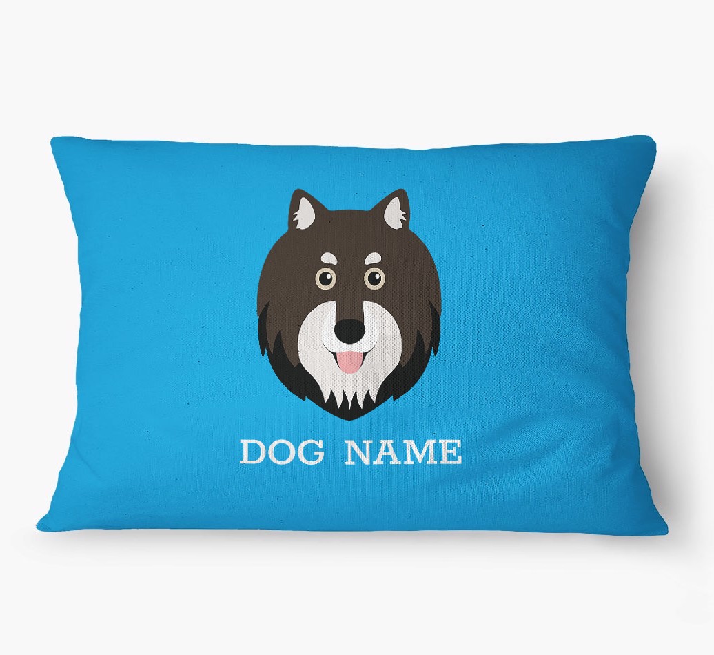 'Yappicon and Name' - Personalized {breedFullName} Dog Bed