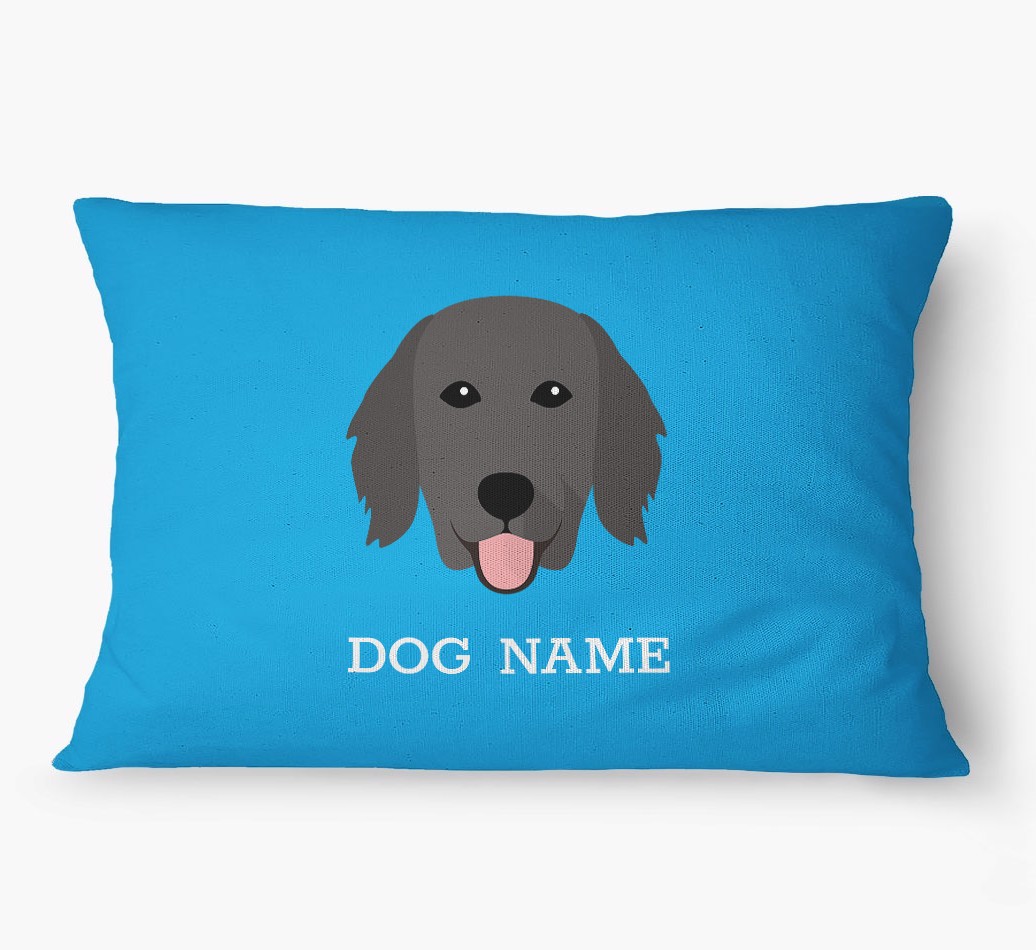 'Yappicon and Name' - Personalized {breedFullName} Dog Bed
