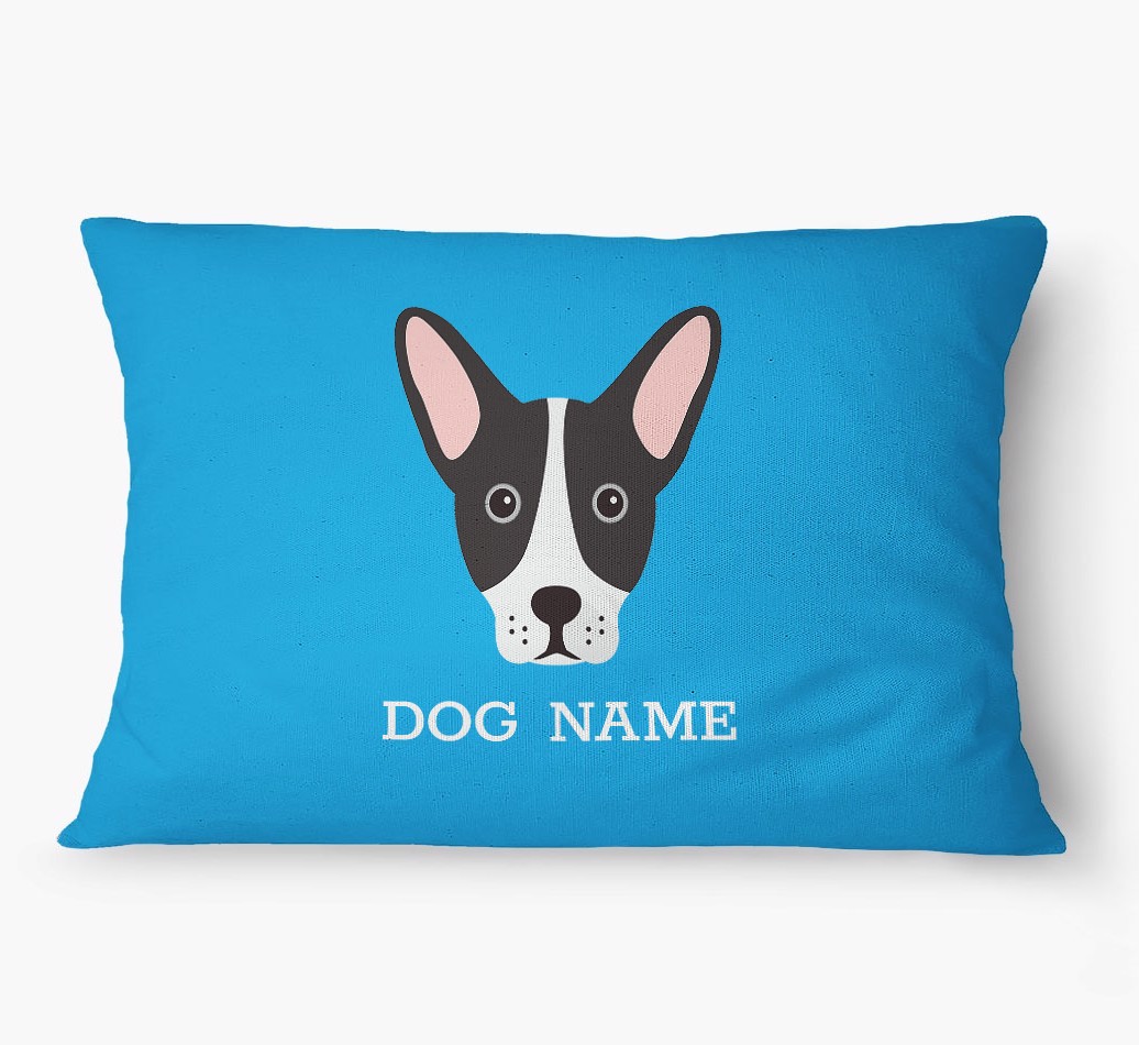 'Yappicon and Name' - Personalized {breedFullName} Dog Bed