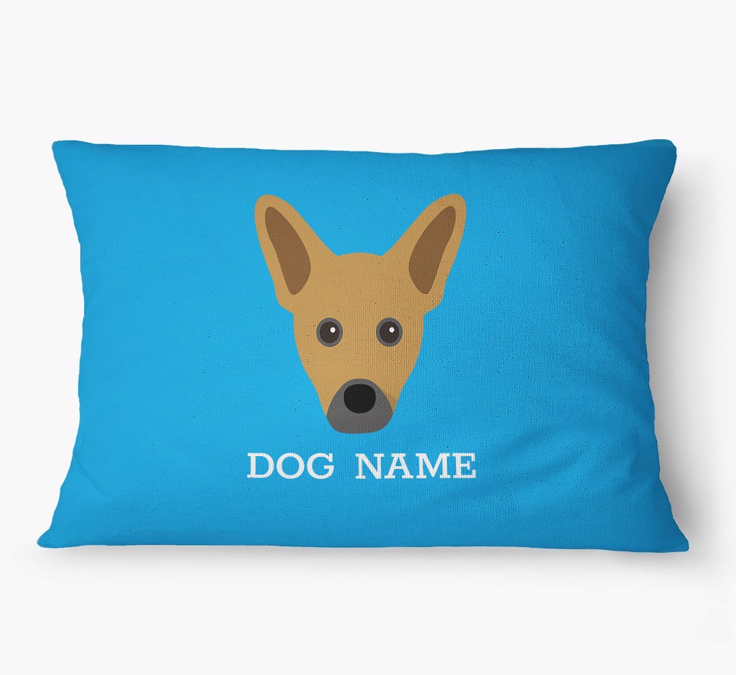 'Yappicon and Name' - Personalised {breedFullName} Dog Bed