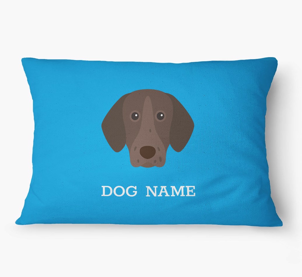 'Yappicon and Name' - Personalized {breedFullName} Dog Bed