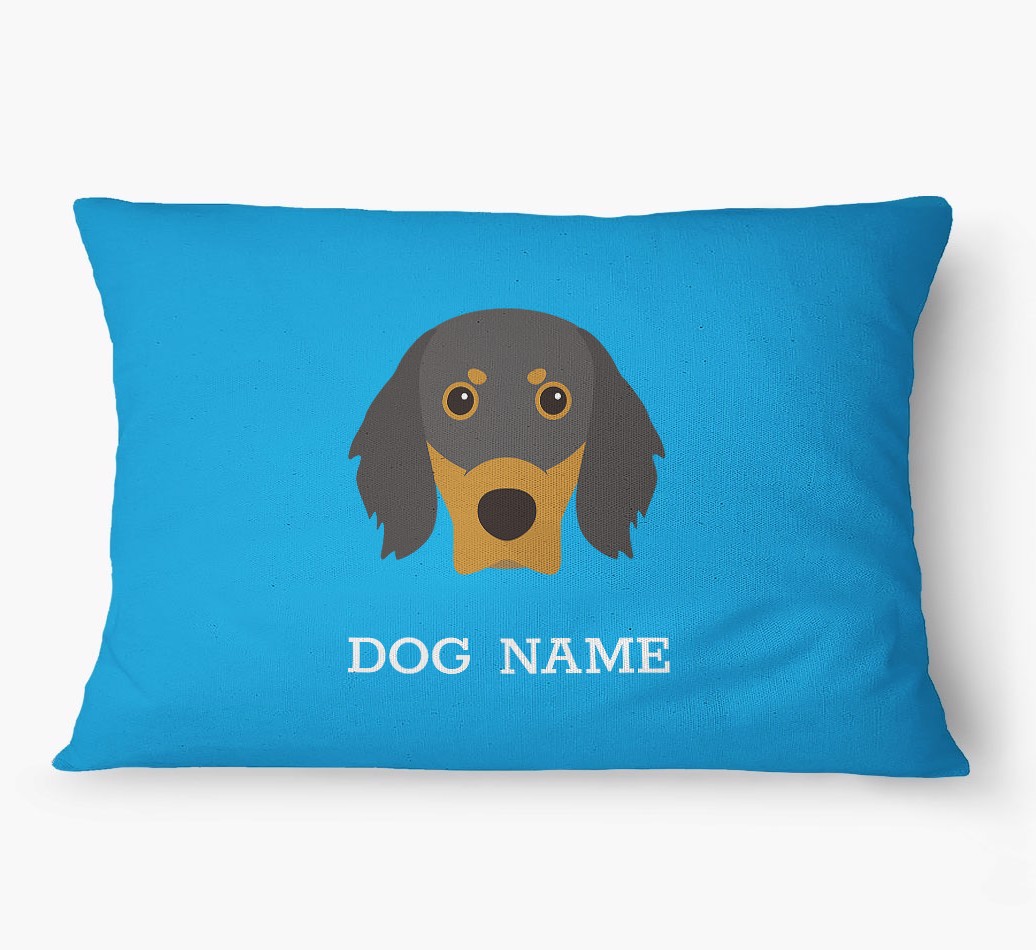 'Yappicon and Name' - Personalised {breedFullName} Dog Bed
