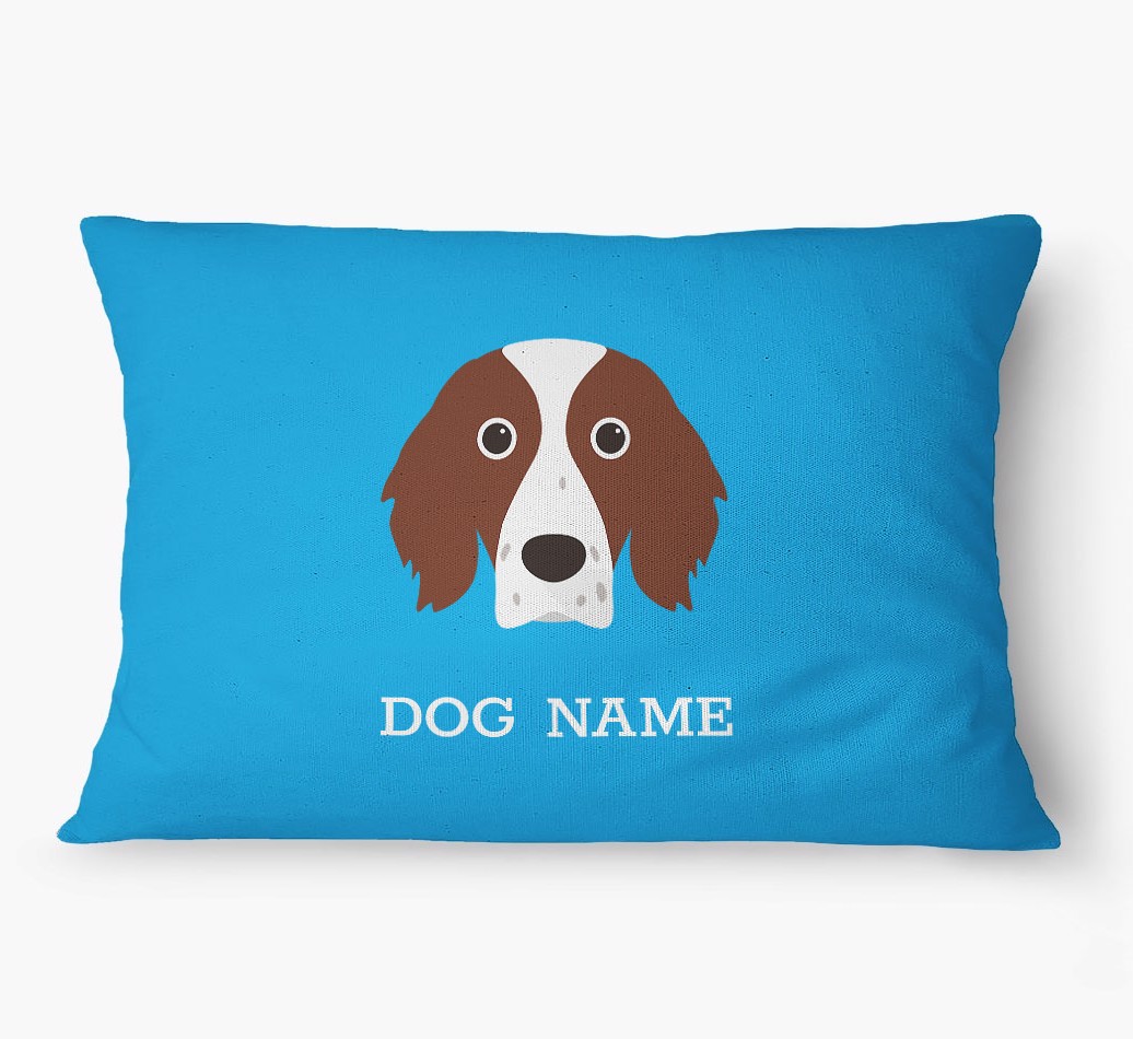 'Yappicon and Name' - Personalized {breedFullName} Dog Bed