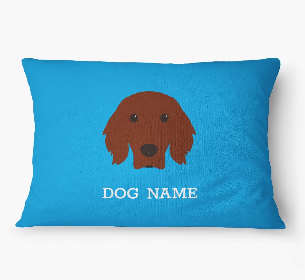 'Yappicon and Name' - Personalized {breedFullName} Dog Bed